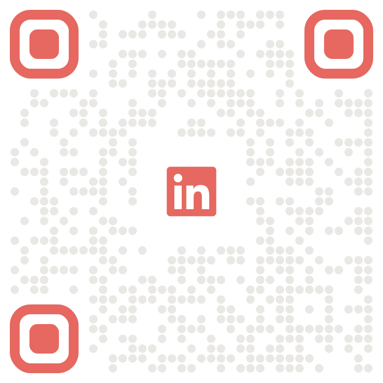 QR code — Scan for LinkedIn